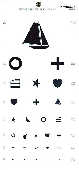 Kindergarten Hanging Eye Chart