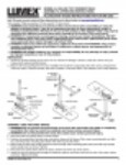 Assembly & Operation Instructions - Deluxe Tilt Overbed Table