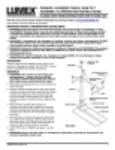 Assembly & Operating Instructions - Composite Overbed Table, Non-Tilt