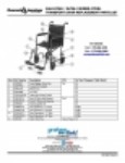 Replacement Parts List - Steel Transport Chair