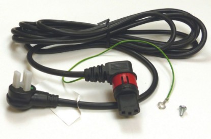 Picture of 3-Prong Right-Angle Plug Hospital Grade Grounded
