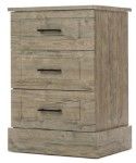 3 Drawer Bedside