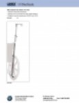 Product Sheet - Wheelchair One-Hook I.V. Pole