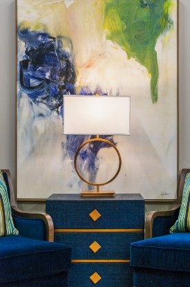 Picture of Blue Abstract Art