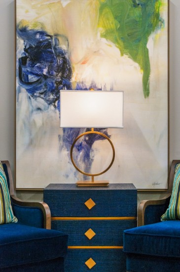 Blue Abstract Art