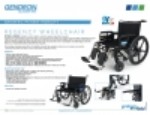 Product Sheet - Regency 6700 Fixed Back Wheelchair