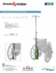 Product Sheet - O2 - IV HOLDER