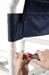 PVC Shower Commode Chair