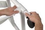 PVC Shower Commode Chair
