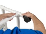 PVC Shower Commode Chair