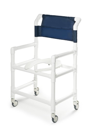 PVC Shower Commode Chair