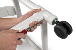 PVC Shower Commode Chair