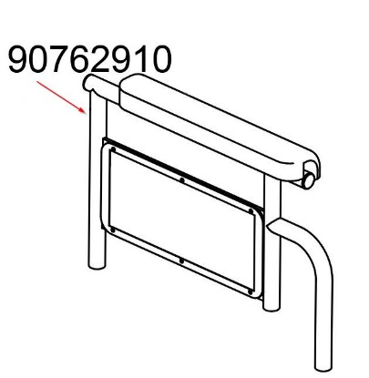 Picture of 90762910 | Arm, detachable fixed height desk length