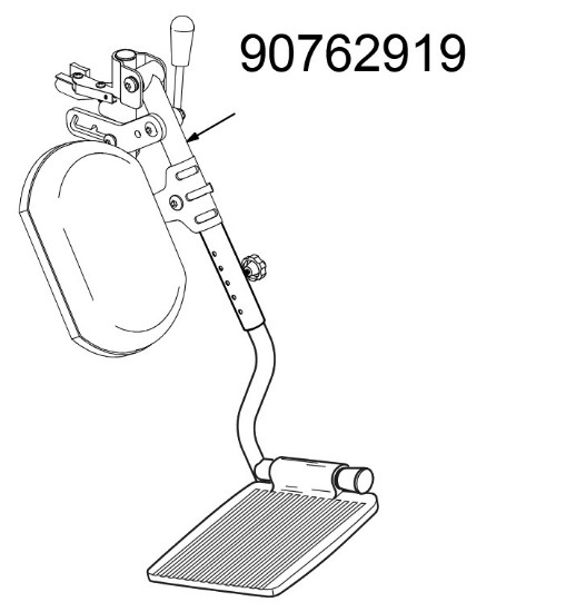 90762919 | Swingaway Elevating Legrest