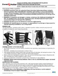 Assembly & Operation Instructions - Adjustable Back Cushion