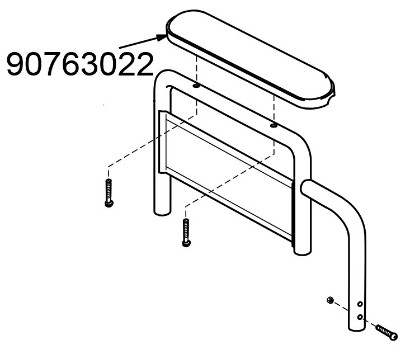 Picture of 90763022 | Arm Pad, Desk Length, Pair