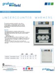 Product Sheet - Undercounter Warmers