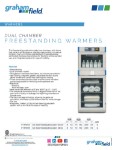 Product Sheet - Dual Chamber Freestanding Warmer