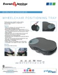Product Sheet - Wheelchair Positioning Tray