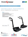 Product Sheet - Footrest with Composite Footplate