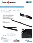 Product Sheet - Positioning Belt (Auto Style)