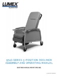 Assembly and Operating Manual - Lumex® Three Position Recliner