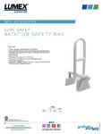 Product Sheet - Sure-Safe® Bathtub Safety Rail