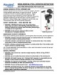 Operation Manual - HSS500 Surgical Stool