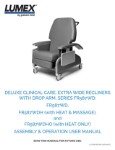 Assembly and Operating Instructions - Lumex® Clinical Care Recliner Wide With Drop Arms