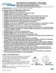 Operation Instructions - Ultrasound Gel Lotion Warmer