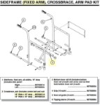 907630C1A | Crossbrace, pair  16" Wide x 16" deep