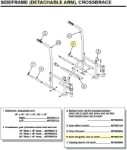 90763015A | Seat rail guide, rear (2 each)