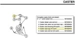 90763044A | Caster dust cap (10 each)