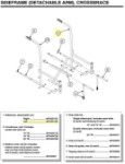 90763512B | Sideframe, detachable arm Left