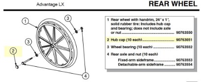 Picture of 90763051 | Hub cap (10 each)