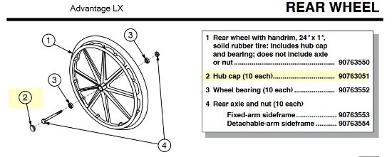 90763051 | Hub cap (10 each)