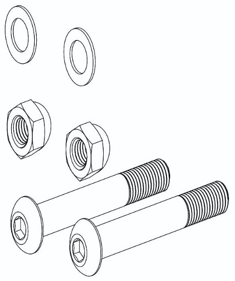 PT3000-BAHW | Back Assembly Hardware