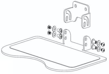 Picture of PT3000-FTPLATE-KIT | Footplate with Hardware
