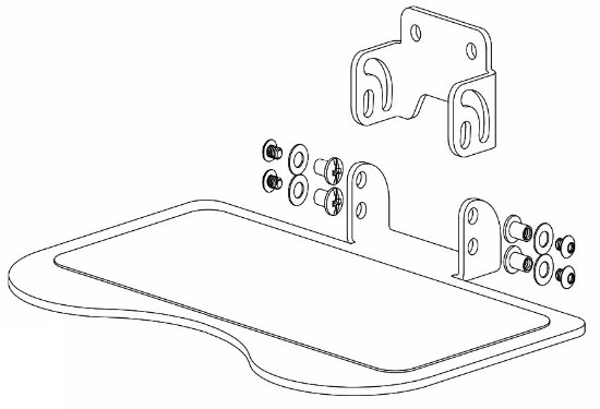 PT3000-FTPLATE-KIT | Footplate with Hardware