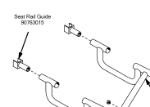 90763015 | Seat rail guide, rear