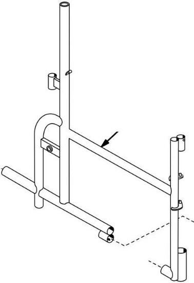 90835204J | Sideframe, Left 16" & 19"