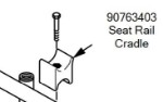 90763403 | Seat Rail Cradle