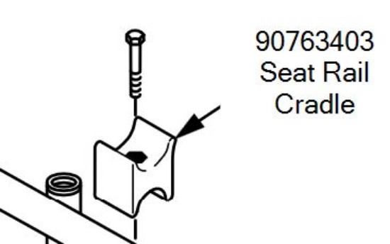 90763403 | Seat Rail Cradle