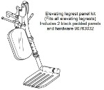 90763032 | Elevating legrest panel kit