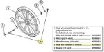 90763453 | Rear axle and nut