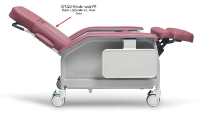 Picture of 57702JHO(color code)FR | Back, Upholstered, Heat Only