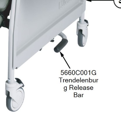 Picture of 5660C001G | Trendelenburg Release Bar