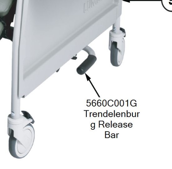 5660C001G | Trendelenburg Release Bar