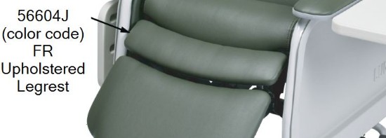 56604J(color code)FR | Upholstered Legrest