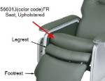 56601J(color code)FR | Seat, Upholstered